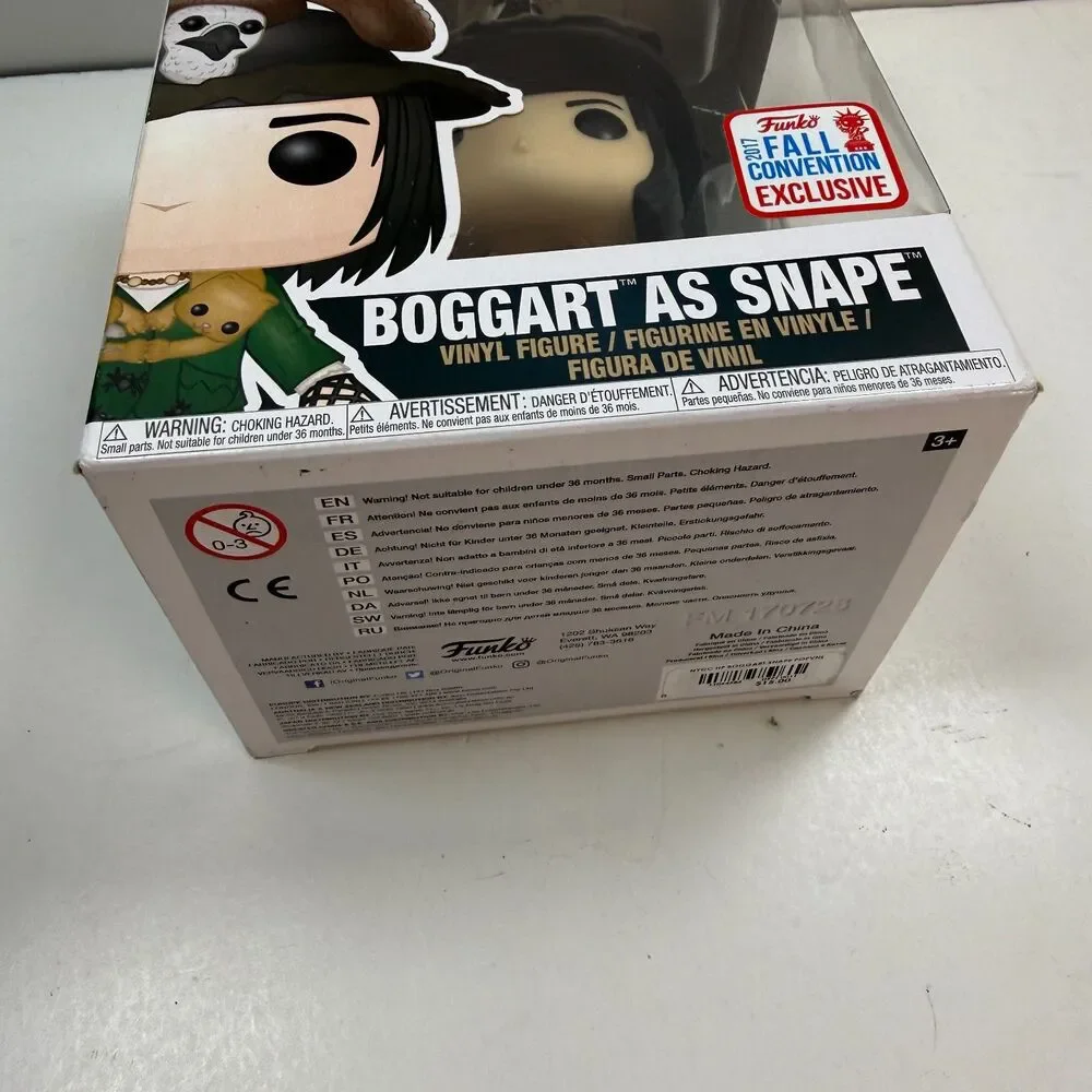 Boggart As Snape #52 Harry Potter Funko Pop 2017 Fall Convention Exclusive *WEAR